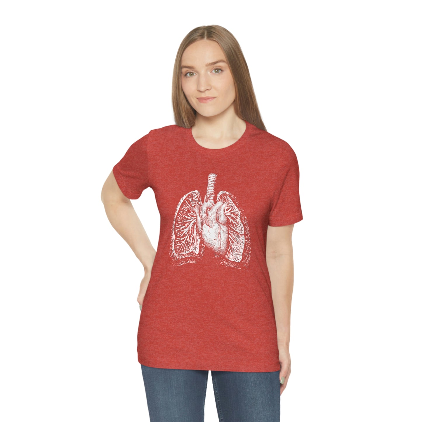 Heart and Lungs (White)