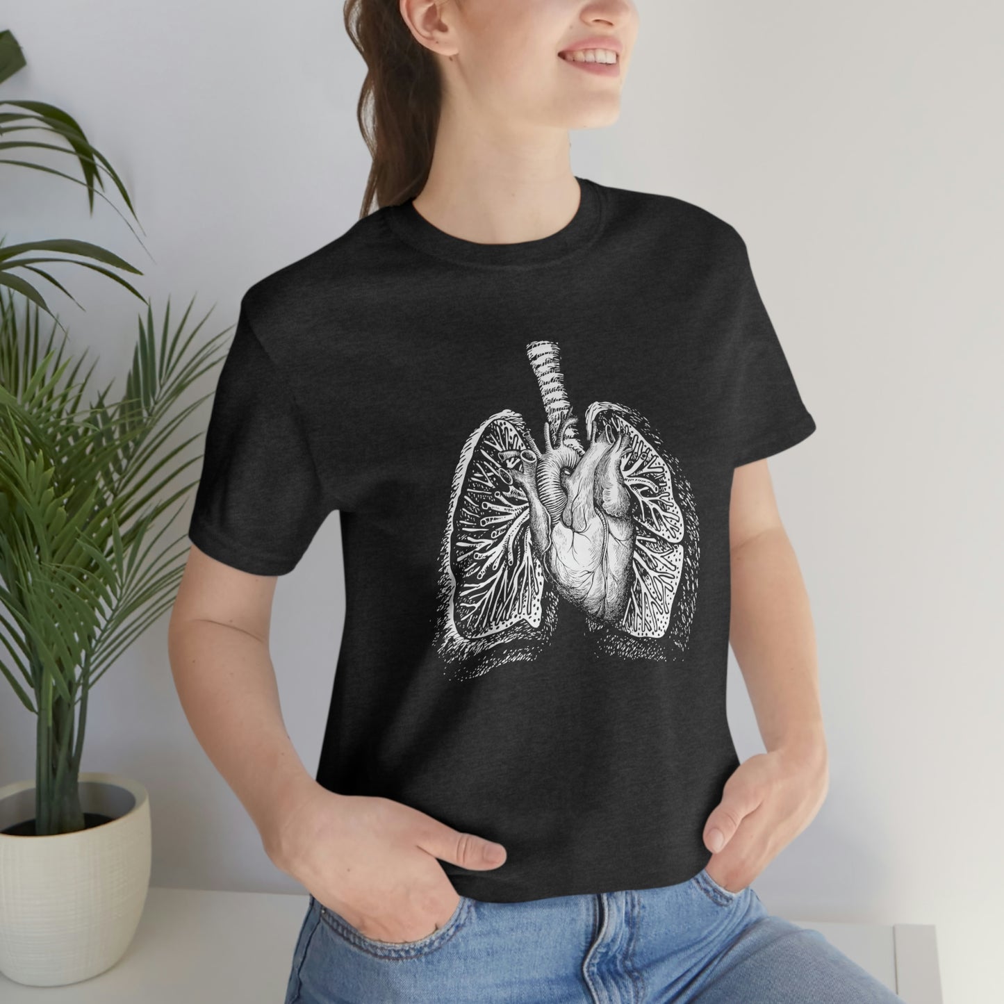 Heart and Lungs (White)