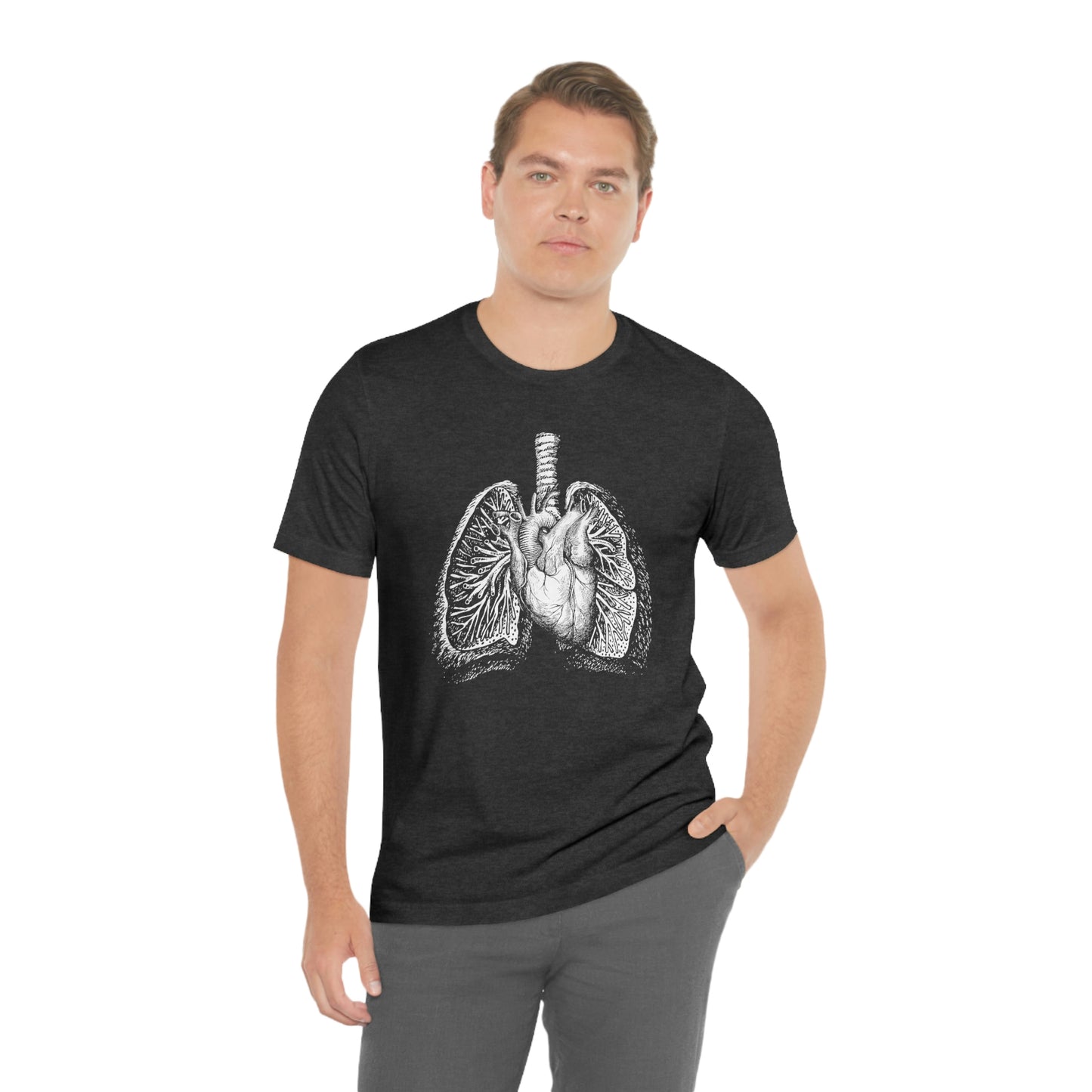 Heart and Lungs (White)