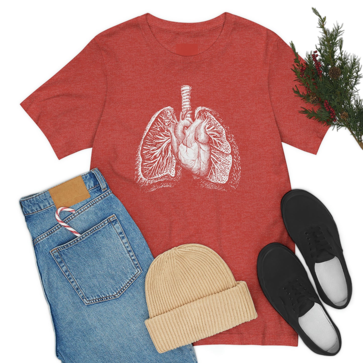 Heart and Lungs (White)