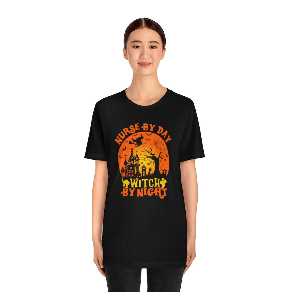 Nurse by Day, Witch by Night - Halloween Shirt