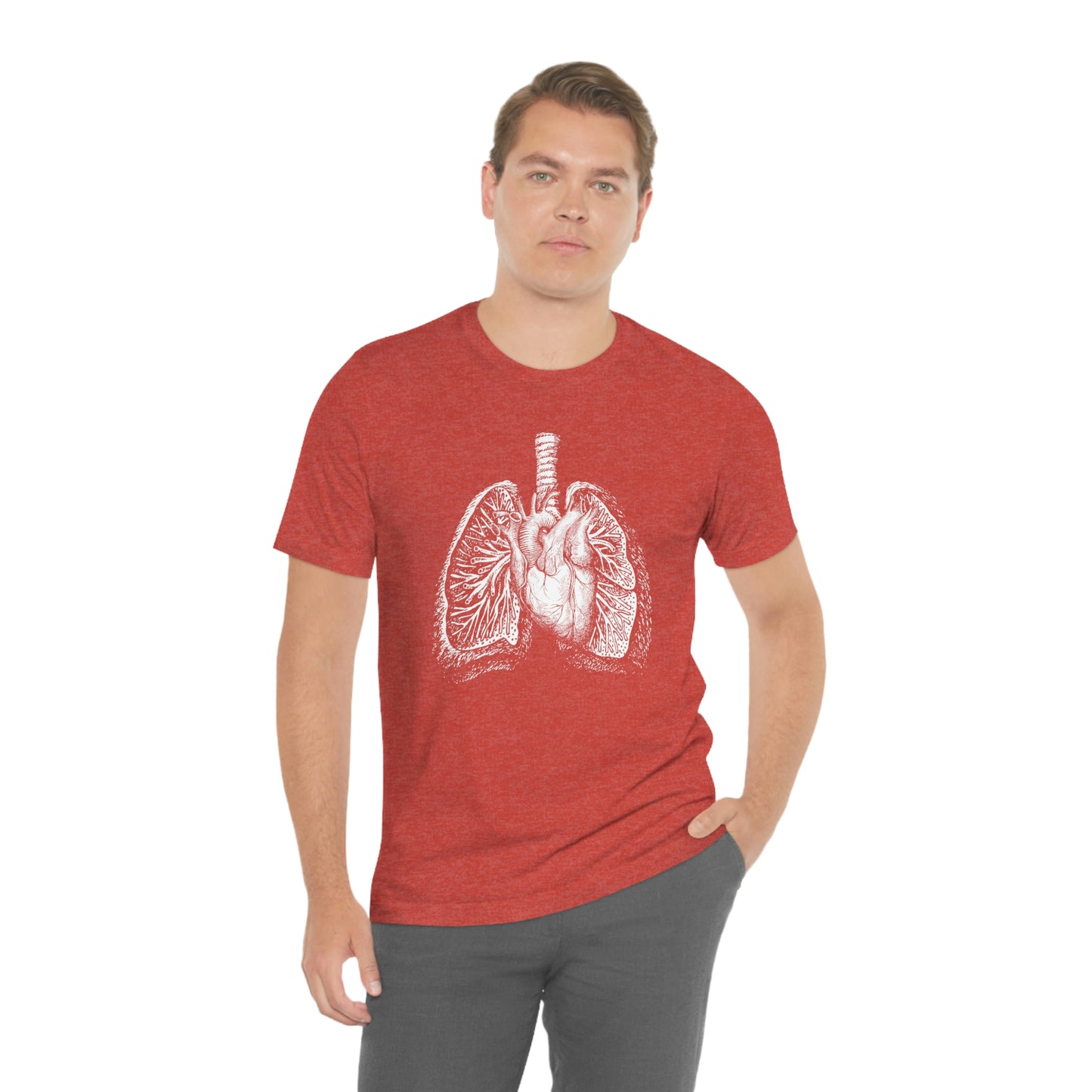 Heart and Lungs (White)