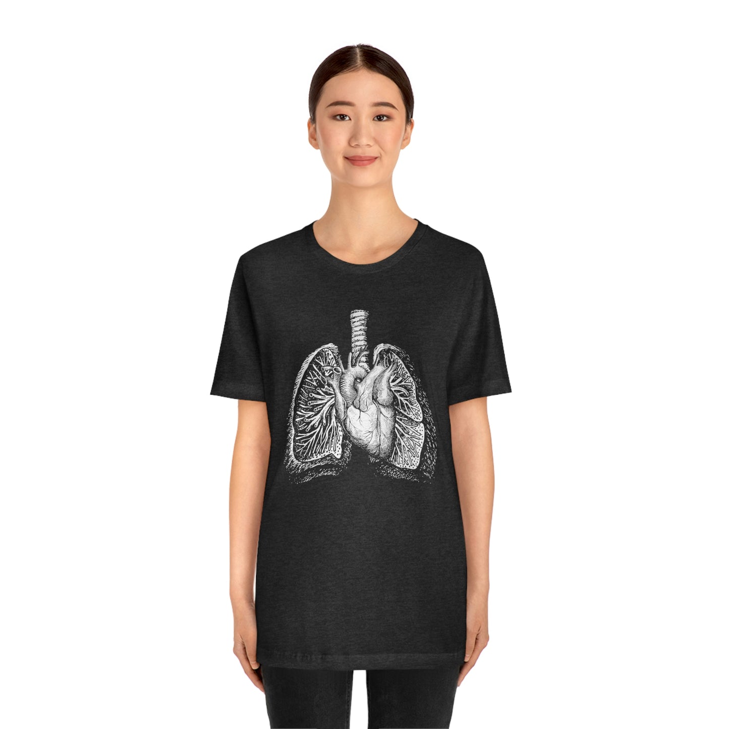 Heart and Lungs (White)